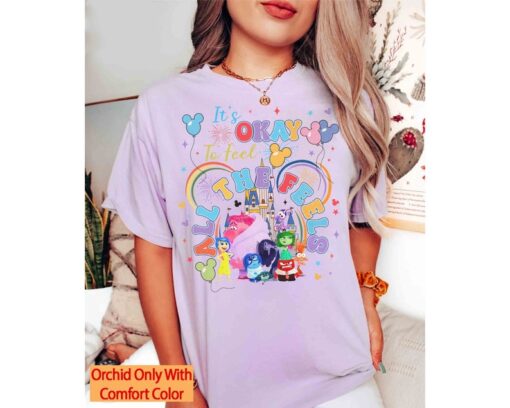 Inside Out 2 It's Okay To Feel All The Feels Balloons T-shirt