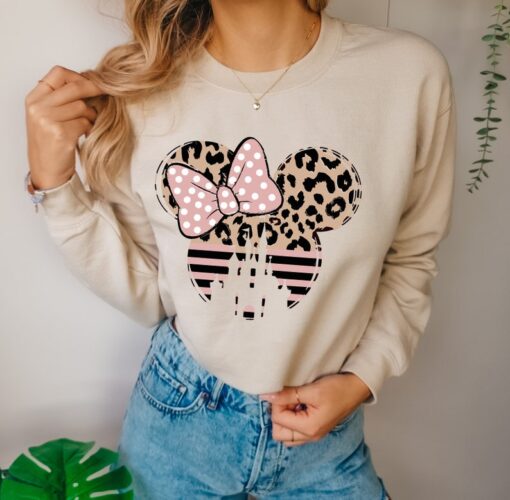 Leopard Minnie Castle Shirt, Animal Kingdom Sweatshirt