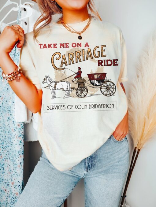 Bridgerton Season 3 shirt gift friend Lady Whistledown Carriage scene