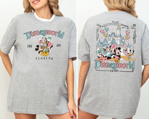 Disneyworld Florida Shirt, Mickey and Friends EST 1971 Shirt