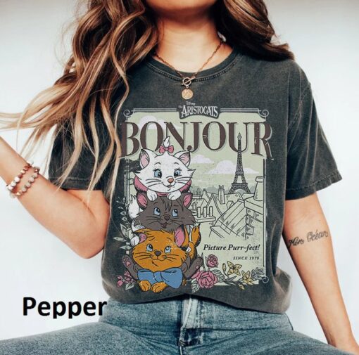 Aristocats Shirt, Disney Cat Shirt, Marie Berlioz Toulouse