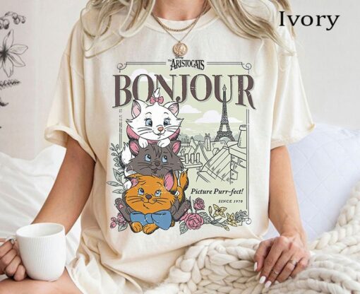 Aristocats Shirt, Disney Cat Shirt, Marie Berlioz Toulouse