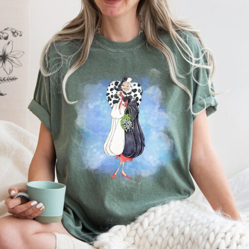 Comfort Colors® Cruella Shirt, Disney Villains The Evil Tour Shirt