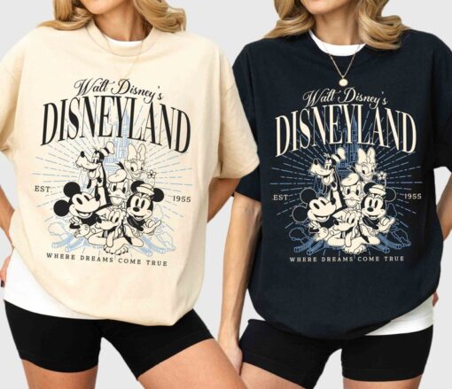 Retro Walt Disney's Disneyland Shirt, Mickey and Friends Shirt