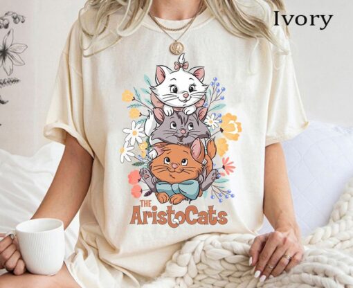 Retro Disney Comfort Colors Shirt, Aristocats Shirt, Disney Cat Shirt