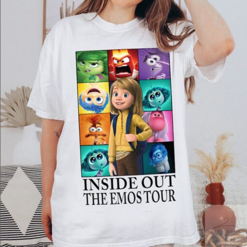 Inside Out The Emos Tour Shirt, Funny Character Cartoon Movie