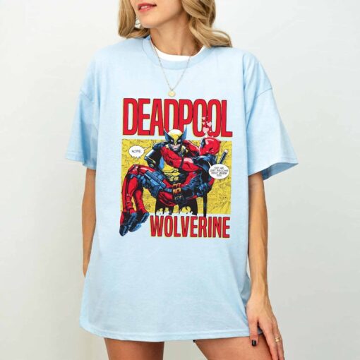 Marvel X-Men Deadpool and Wolverine Movie 2024 Shirt,Deadpool Shirt