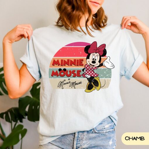 Comfort Colors Disney Mickey & Friends Cute Minnie Mouse Shirt