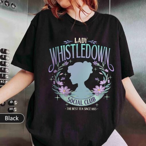 Lady Whistledown's Tea House Comfort Colors Shirt, Lady Whistledown's