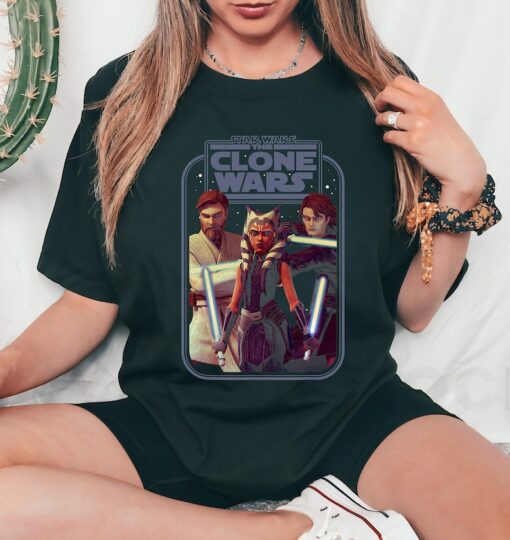 Star Wars The Clone Wars Heroes Group Shot T-Shirt