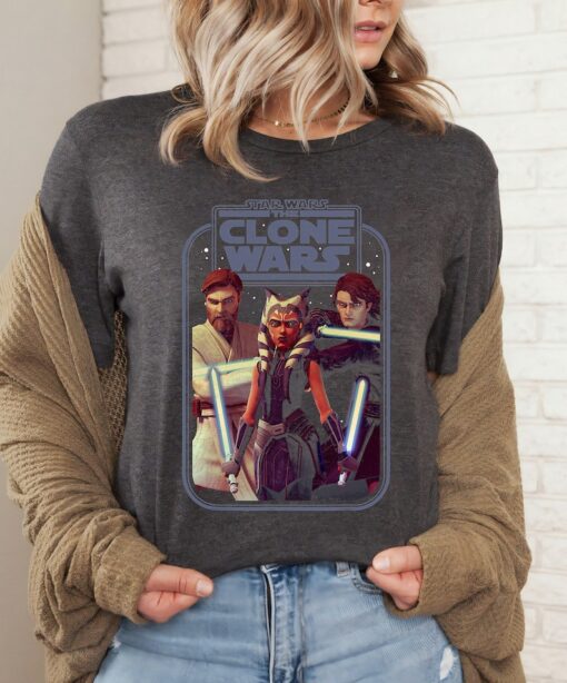 Star Wars The Clone Wars Heroes Group Shot T-Shirt