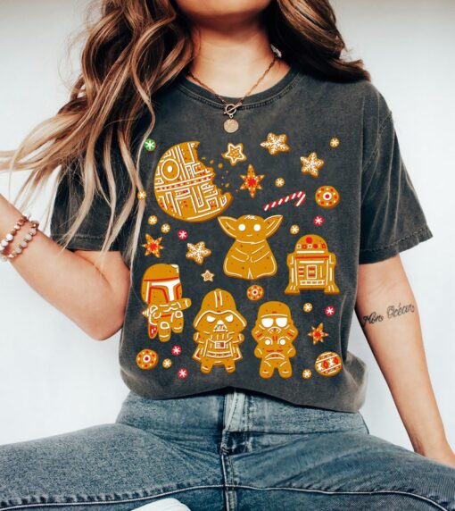 Star Wars Gingerbread Cookies Galactic Empire Holiday Shirt