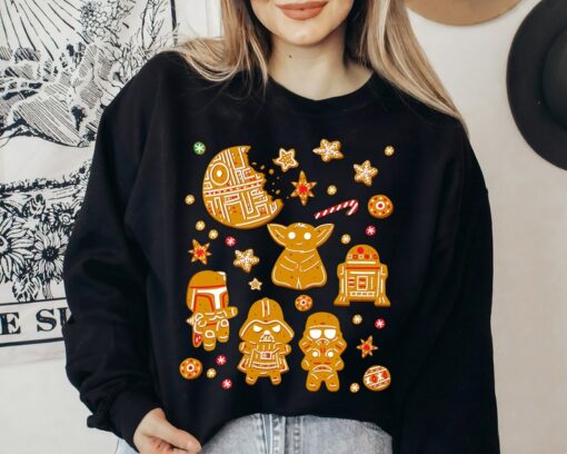 Star Wars Gingerbread Cookies Galactic Empire Holiday Shirt