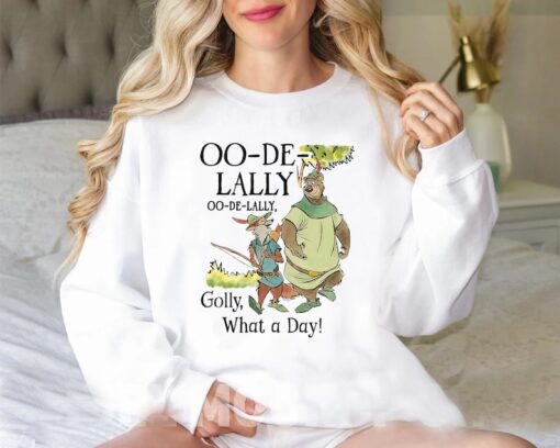 Vintage Robin Hood And Little John Oo De Lally Golly What A Day Shirt