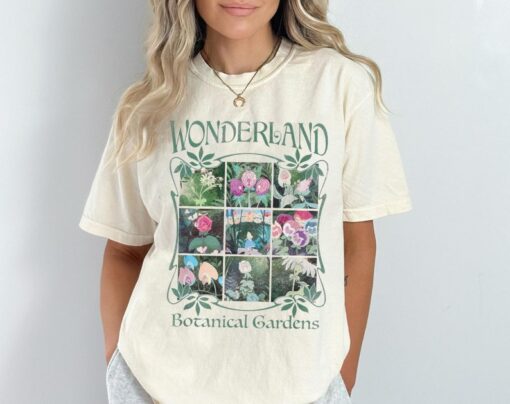 Disney Alice In Wonderland Botanical Gardens Shirt