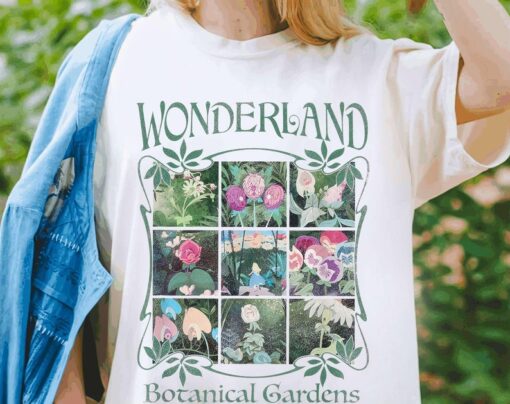 Disney Alice In Wonderland Botanical Gardens Shirt