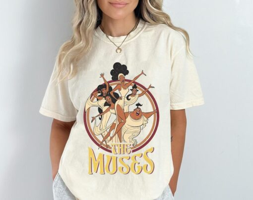 Vintage 90S Disney Hercules Diva The Muses Shirt