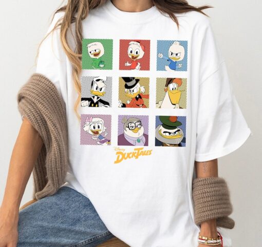 Disney DuckTales Group Shot Comic Box Up T-Shirt