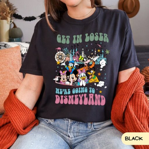 Comfort Colors Retro Get in loser we’re going to Disney World Shirt