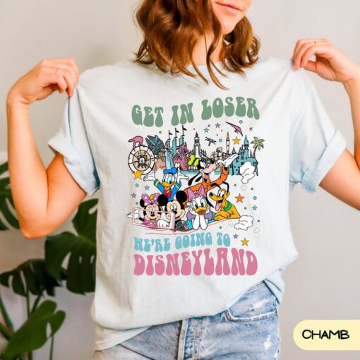 Comfort Colors Retro Get in loser we’re going to Disney World Shirt