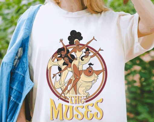 Vintage 90S Disney Hercules Diva The Muses Shirt