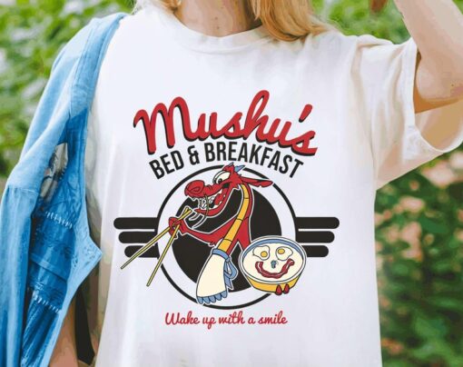 Disney Mulan Mushu Shirt, Mushu'S Bed And Breakfast Poster Sweatshirt