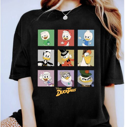 Disney DuckTales Group Shot Comic Box Up T-Shirt