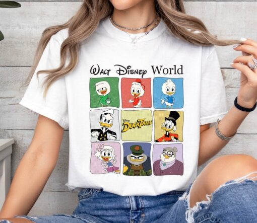 Vintage Disney Ducktales Characters Walt Disney World Shirt