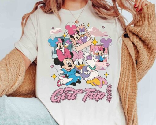 Disney Minnie Mouse and Daisy Duck Girl Trip 2024 T-Shirt