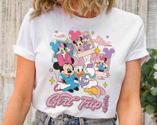 Disney Minnie Mouse and Daisy Duck Girl Trip 2024 T-Shirt