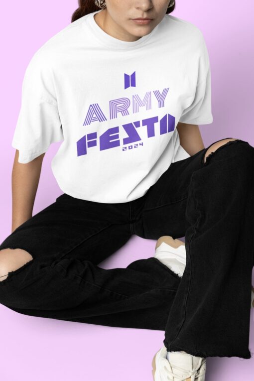 BTS-ARMY Fezta 2024 shirt fanmade festa sweatshirt purple hoodie