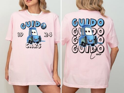 Disney Guido Cars Shirt, Guido Piston Cup Champion Shirt