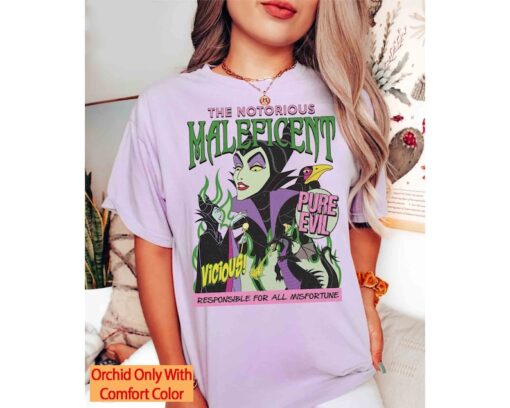 Vintage Maleficent Portrait Graffiti T-Shirt