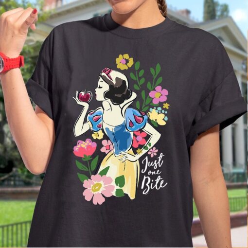 Disney Princess Snow White Just One Bite Floral T-Shirt