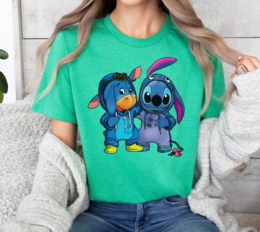 Disney Vintage Eeyore and Stitch Best Friend Costume T-shirt