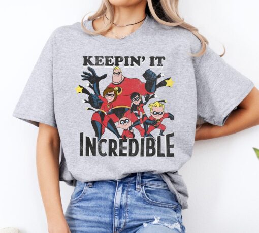 Disney Pixar The Incredibles Keepin It Graphic T-Shirt