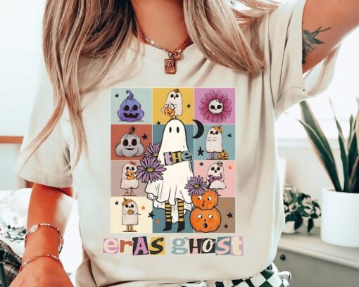 Halloween The Eras Tour Shirt, Pumpkin Shirt, Ghost Halloween Shirt