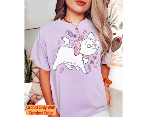 Disney Marie Cat Singing Comfort Colors Shirt