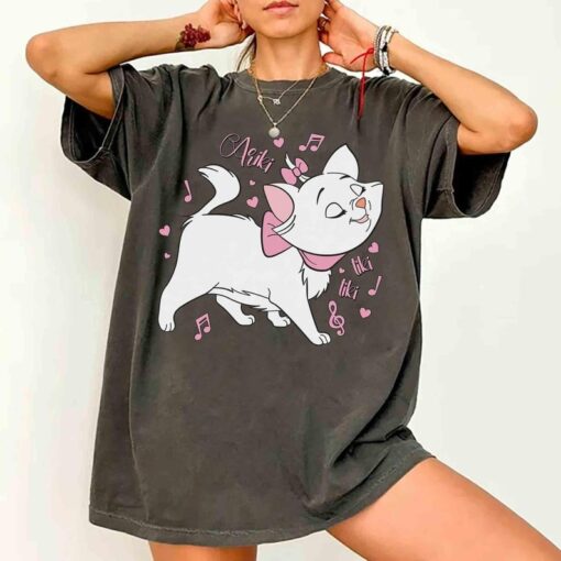 Disney Marie Cat Singing Comfort Colors Shirt