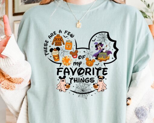 Halloween Favorites T-Shirt, Cute Halloween Graphic Tee