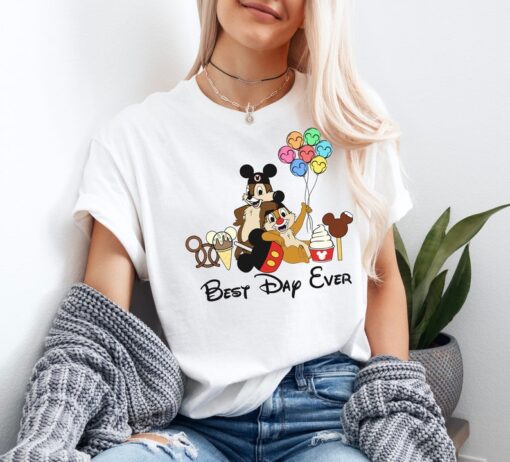 Disney Best Day Ever Chip n Dale Snacks Shirt, Best Day Ever T-shirt