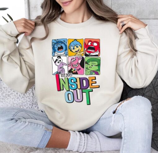 Disney Inside Out Emotions Shirt, Inside Out Est 2015 T-shirt