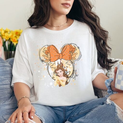 BELLE Tshirt Beauty And The Beast Disney Inspired Tee Disney Parks