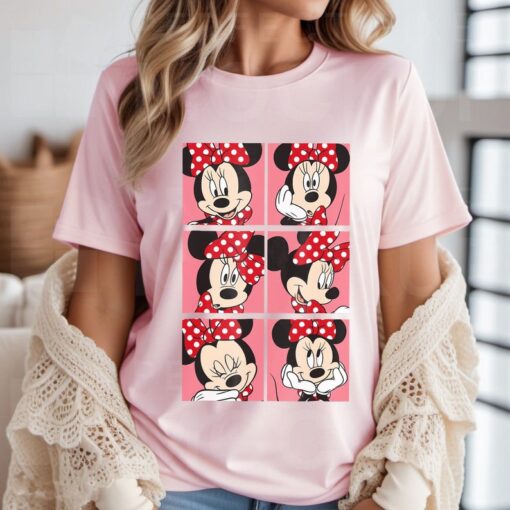 Disney Minnie Mouse Cute T-shirt, Classic Mickey and Minnie Shirt