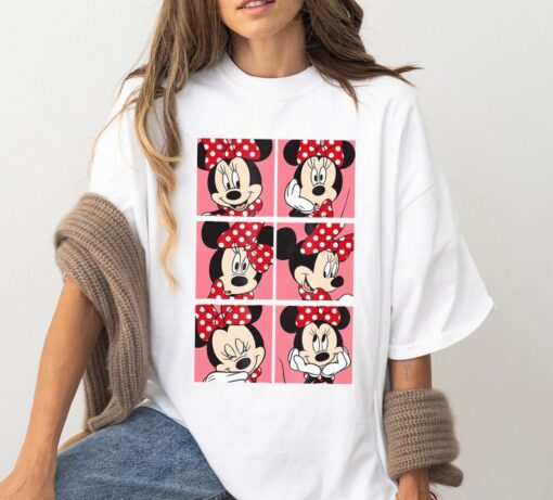 Disney Minnie Mouse Cute T-shirt, Classic Mickey and Minnie Shirt