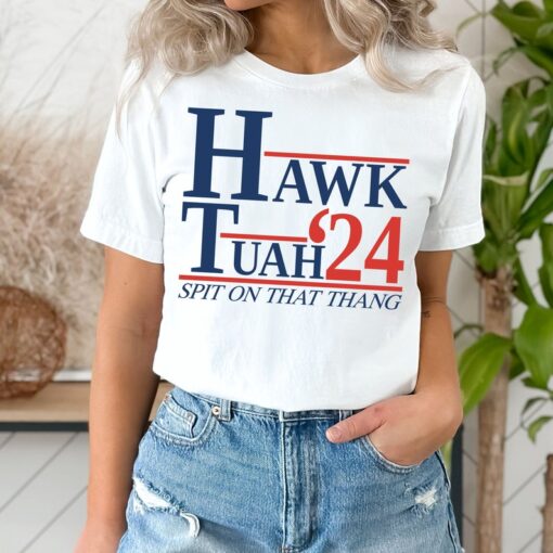 Hawk Tuah Shirt, Hawk Tuah 2024 Spit T-Shirt, Funny Graphic T-Shirt