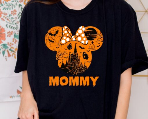 Halloween Mommy Shirt, Spooky Halloween Mickey Ears T-Shirt