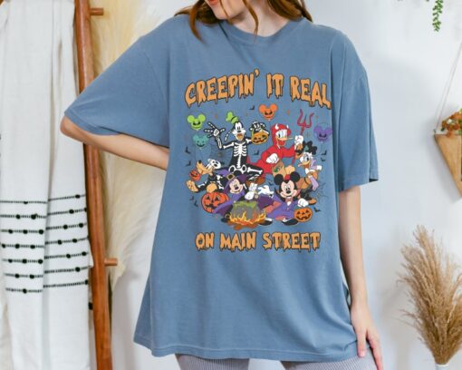 Creepin' It Real On Main Street Halloween T-Shirt