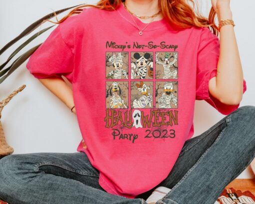 Mickey's Not-So-Scary Halloween Party T-Shirt, 2023 Halloween T-Shirt