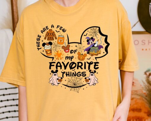 Halloween Favorites T-Shirt, Cute Halloween Graphic Tee